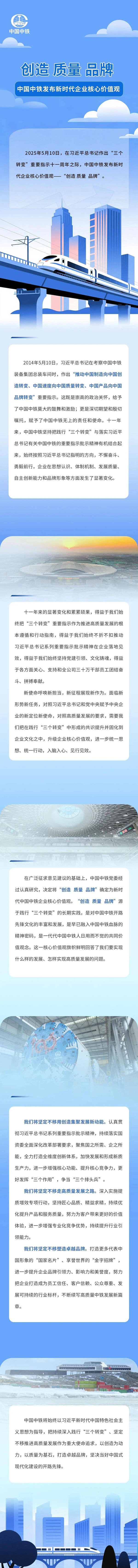 創(chuàng)造 質(zhì)量 品牌——中國中鐵發(fā)布新時(shí)代企業(yè)核心價(jià)值觀 創(chuàng)造 質(zhì)量 品牌——中國中鐵發(fā)布新時(shí)代企業(yè)核心價(jià)值觀
