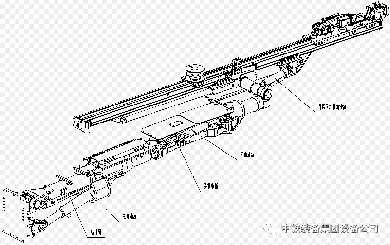 隧道施工神器———中鐵裝備三臂鑿巖臺(tái)車 隧道施工神器———中鐵裝備三臂鑿巖臺(tái)車