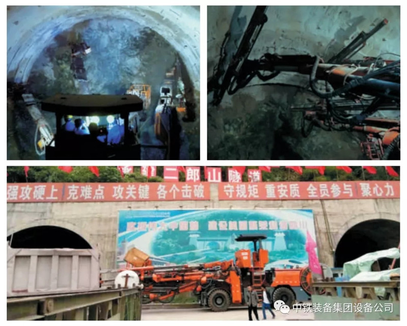 隧道施工神器———中鐵裝備三臂鑿巖臺(tái)車 隧道施工神器———中鐵裝備三臂鑿巖臺(tái)車