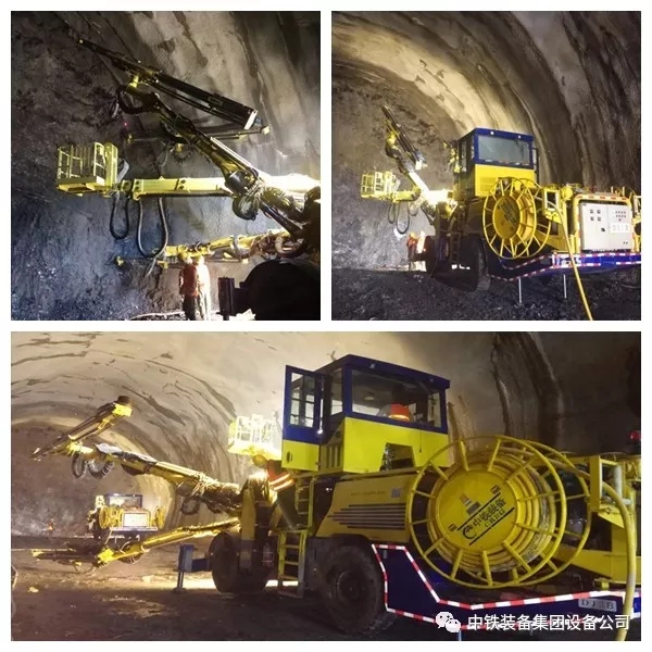 隧道施工神器———中鐵裝備三臂鑿巖臺(tái)車 隧道施工神器———中鐵裝備三臂鑿巖臺(tái)車