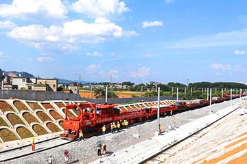 CCPG500型高速鐵路無(wú)縫線路鋪軌機(jī)組