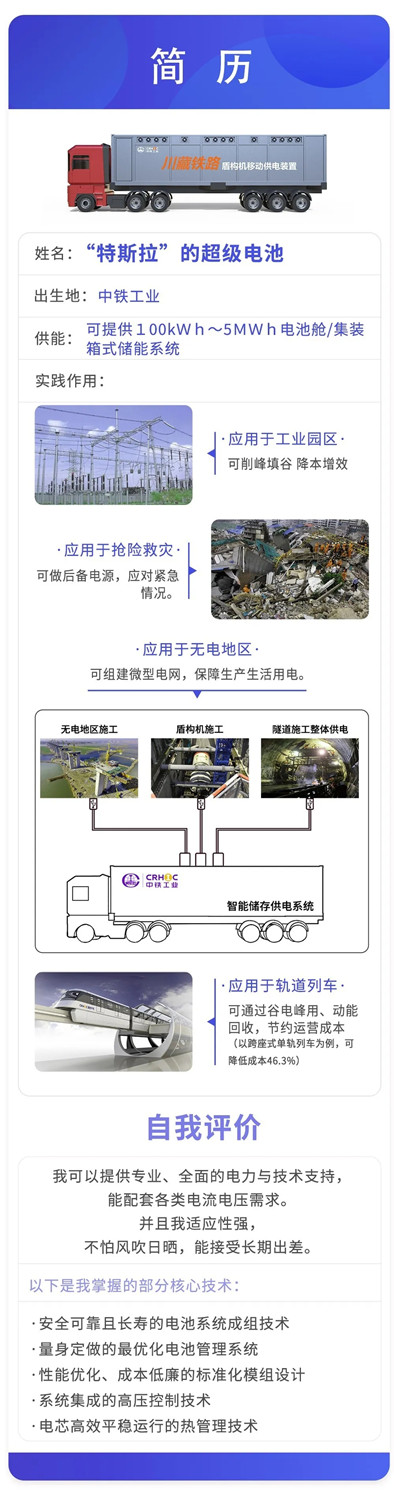 中鐵工業(yè)自主研發(fā)智能儲能供電系統 中鐵工業(yè)自主研發(fā)智能儲能供電系統
